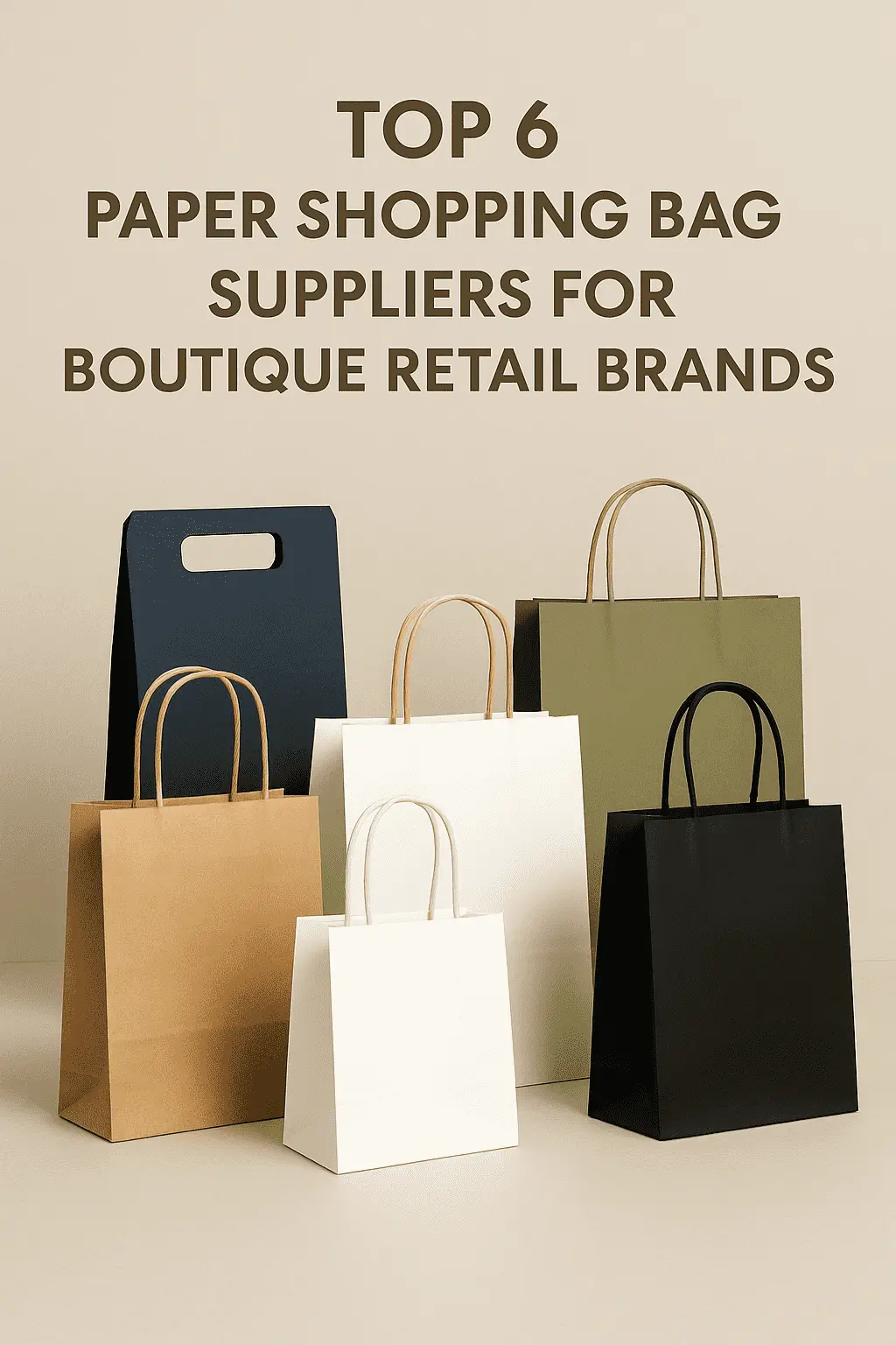 Top 6 Paper Shopping Bag Suppliers for Boutique Retail Brands